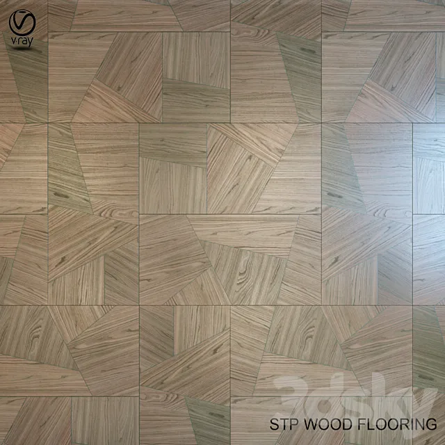 Parquet stp wood flooring WoodDesign 3D Model