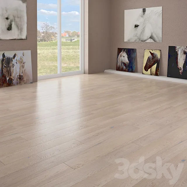 Parquet Tastes of Life oak and oak Affogato Grande Biscuits Grande 3DModel