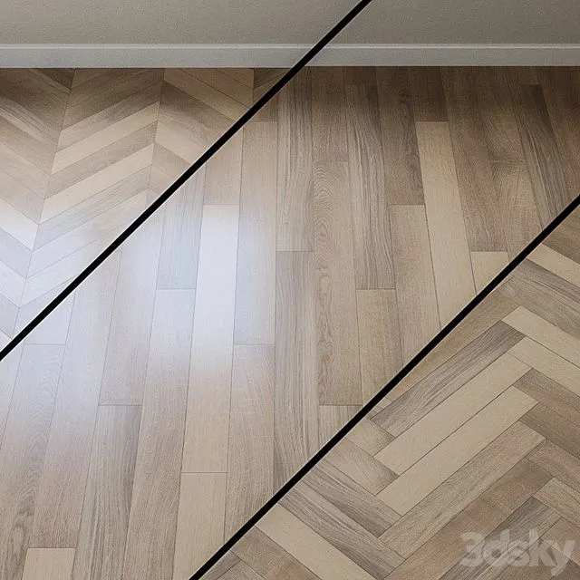 Parquet Upofloor ASH Ash 3D Model