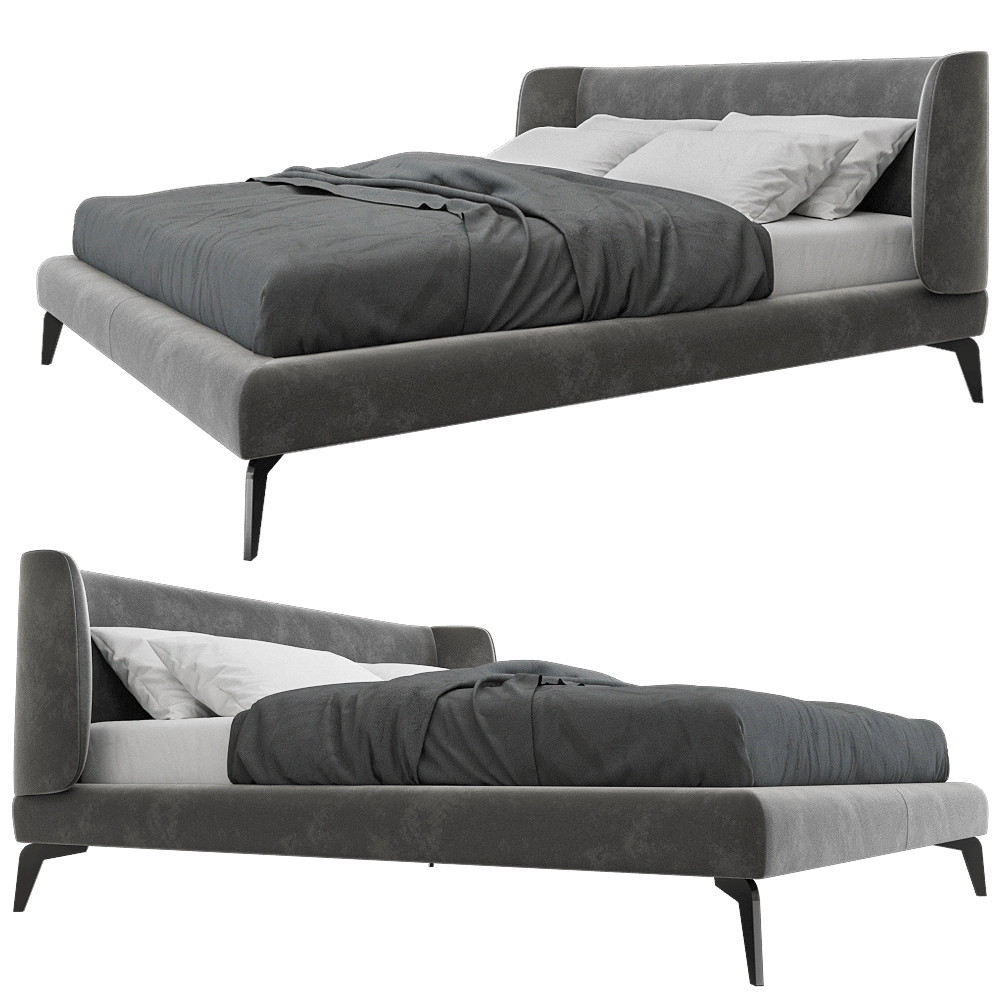 Partisan - Bed Longkort 3D Model
