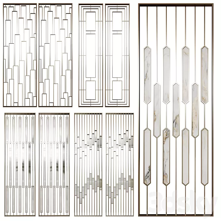 Partition 19 3D Model Free