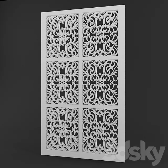 Partition Giorgio Casa 1400x2500 3D Model