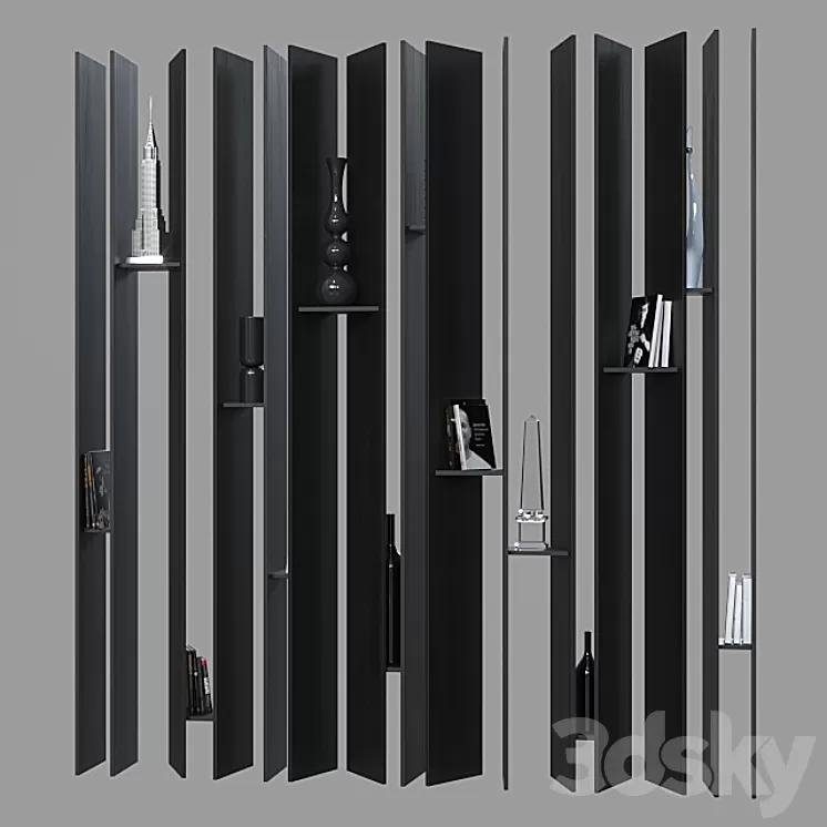 Partition wall 034. 3D Model