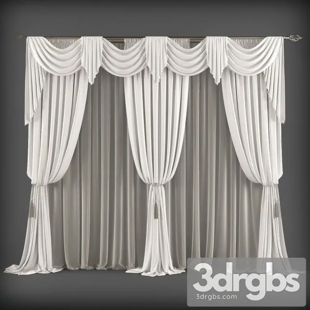 Party Curtain 3D Model Free