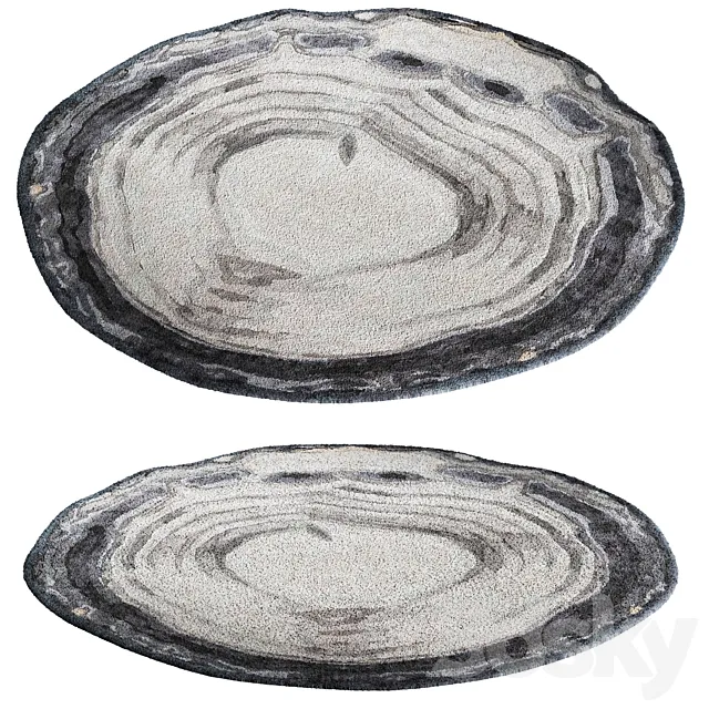 Parvata Round Rug 3D Model