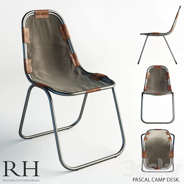 PASCAL CAMP DESK 3D Model