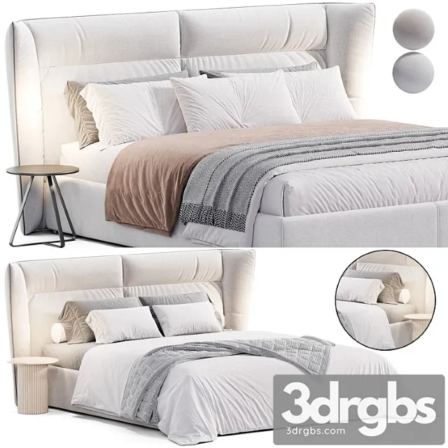 Pasodoble Bed By Lecomfort 1 3D Model Free