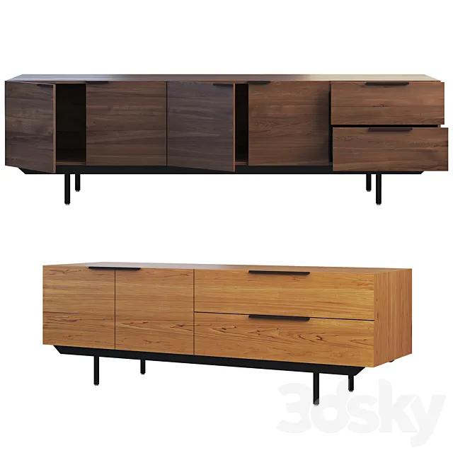 Pastoe Frame Style Sideboard (2 options) 3DModel