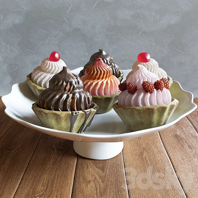 Pastry basket 3D Model