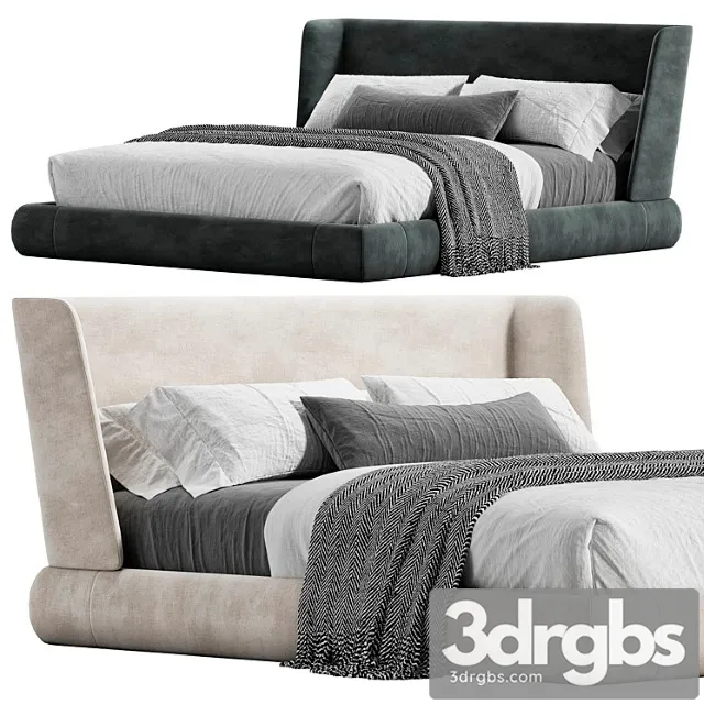 Pat madrid bed by divani & sofa 2 3D Model Free