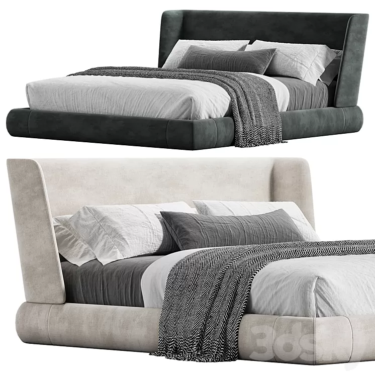 Pat madrid bed by Divani & Sofa 3D Model