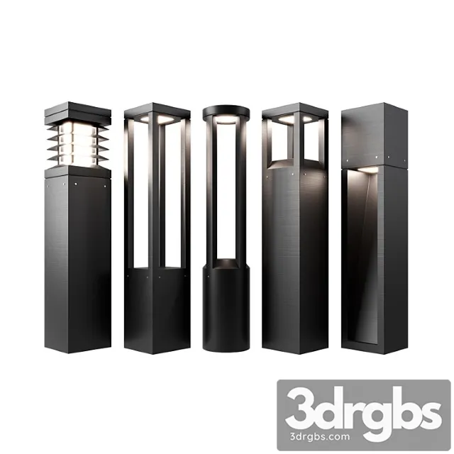 Pathway lighting set – metal