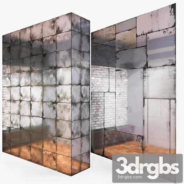 Patinated mirror 3D Model Free