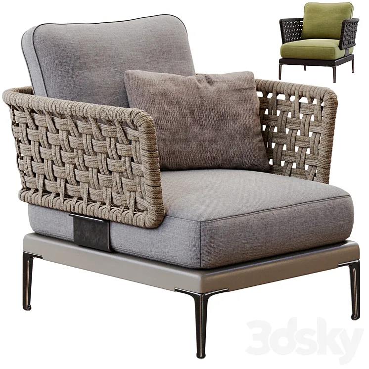 Patio By Minotti 3D Model Free