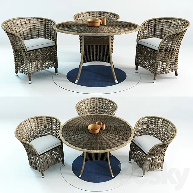 Patio Wicker 3DModel