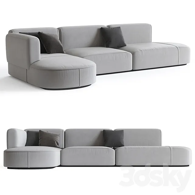 Patricia urquiola bowy sofa 3DModel