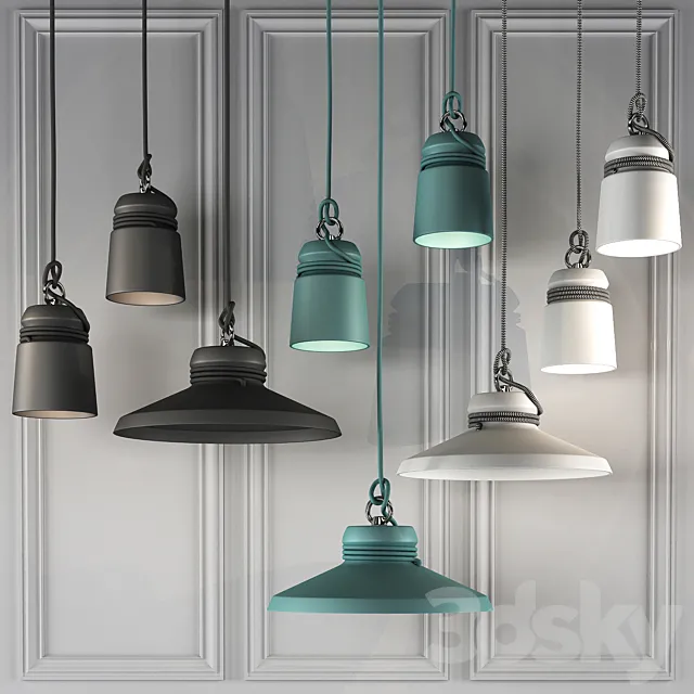 Patrick Hartoq CABLE LIGHT PENDANT SERIES 2 3DModel