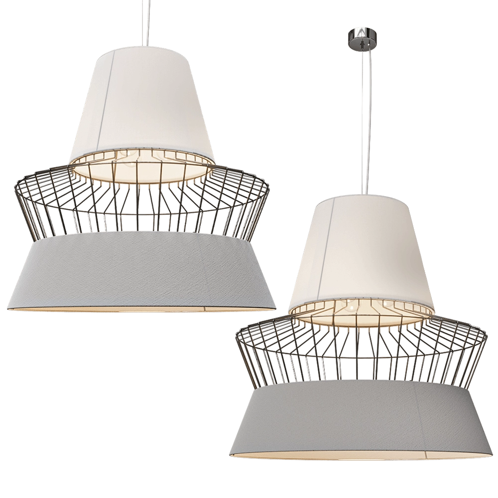 Patrizia Volpato  - Pendant lamp MEXICAN 313 3D Model