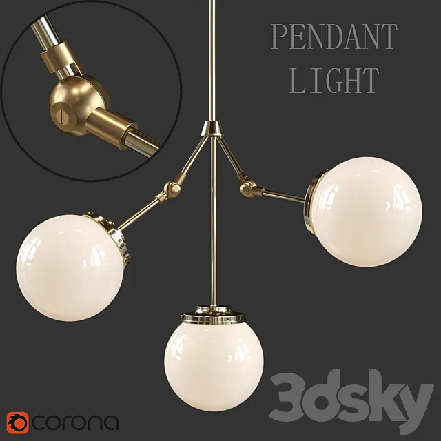 PAUL PAIGE constellationpendant light 3D Model