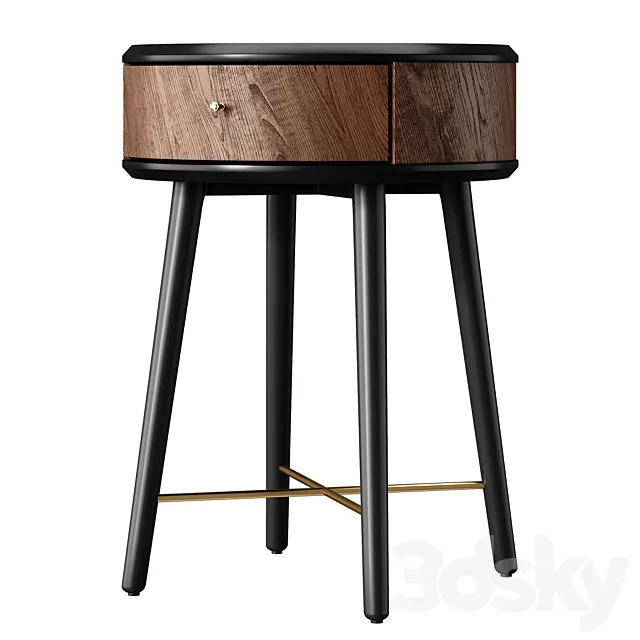 Paula bedside table or console 3D Model
