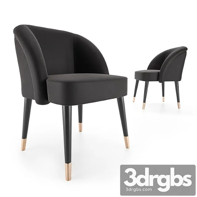 Pauline Dinner Chair 3D Model Free