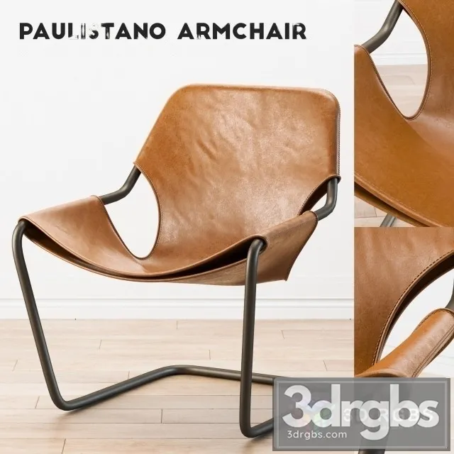 Paulistano Armchair 3D Model Free