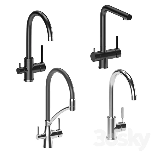 Paulmark Kitchen Faucet 3D Model