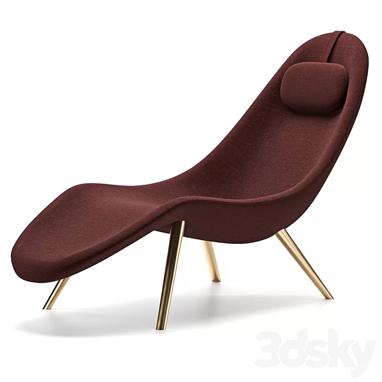 Pause chaise lounge 3D Model