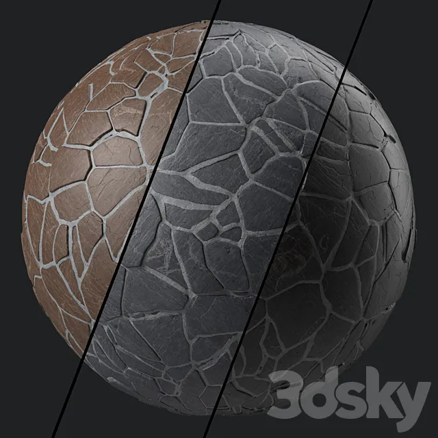 Pavement Materials 95- Sbsar Pbr 4k Seamless 3D Model