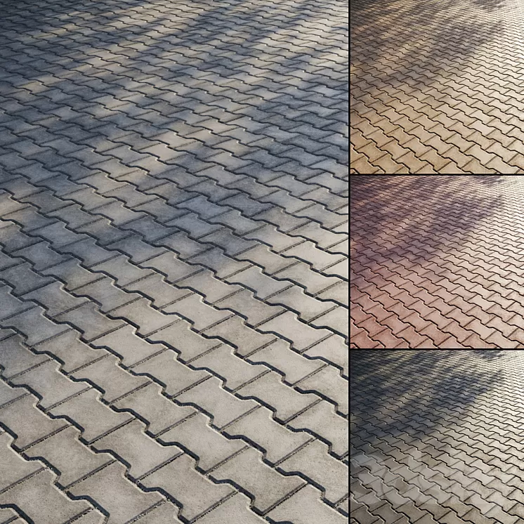 Paving 3D Model