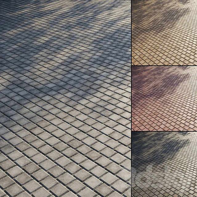 Paving 3D Model