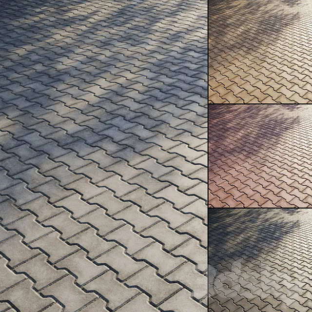 Paving 3D Model