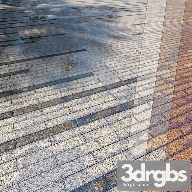 Paving Belpasso Premio Tile 17 Hr 3D Model Free