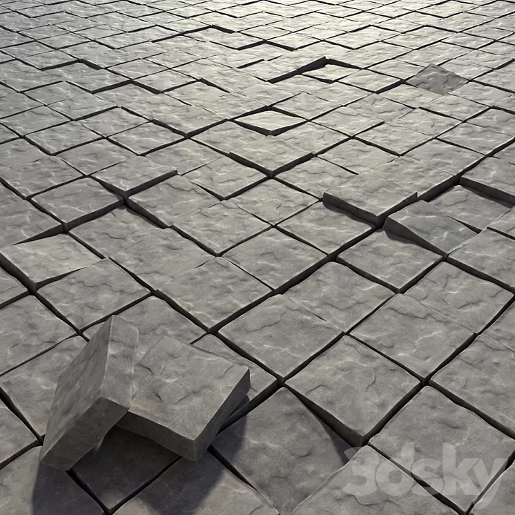 Paving old title 3D Model