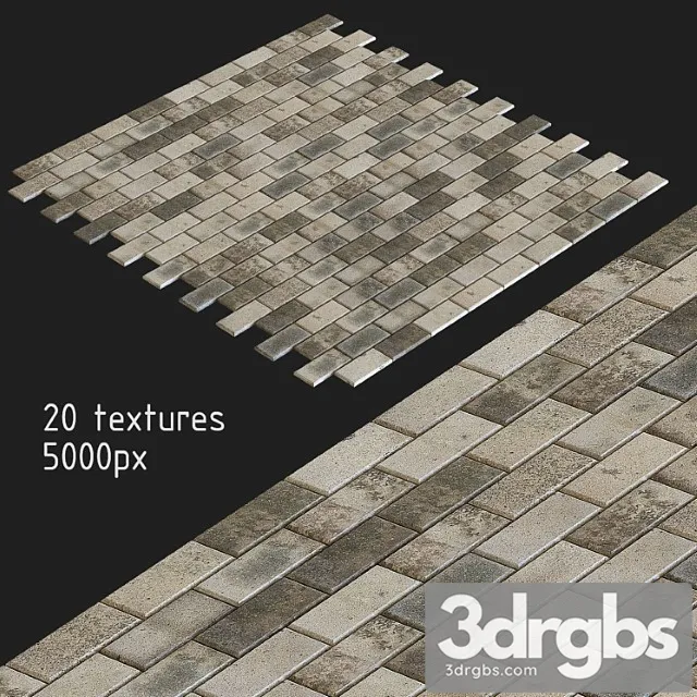 Paving slabs. 20 textures 3D Model Free