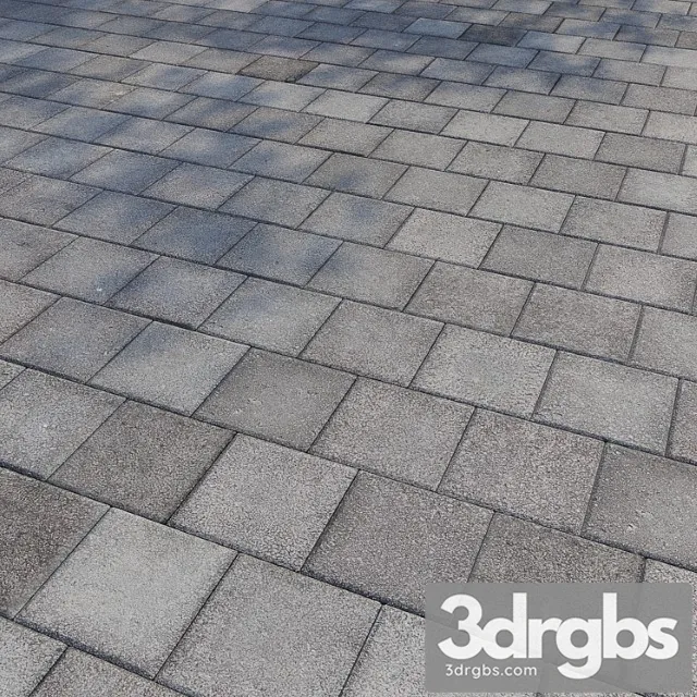 Paving Stones 5 3D Model Free