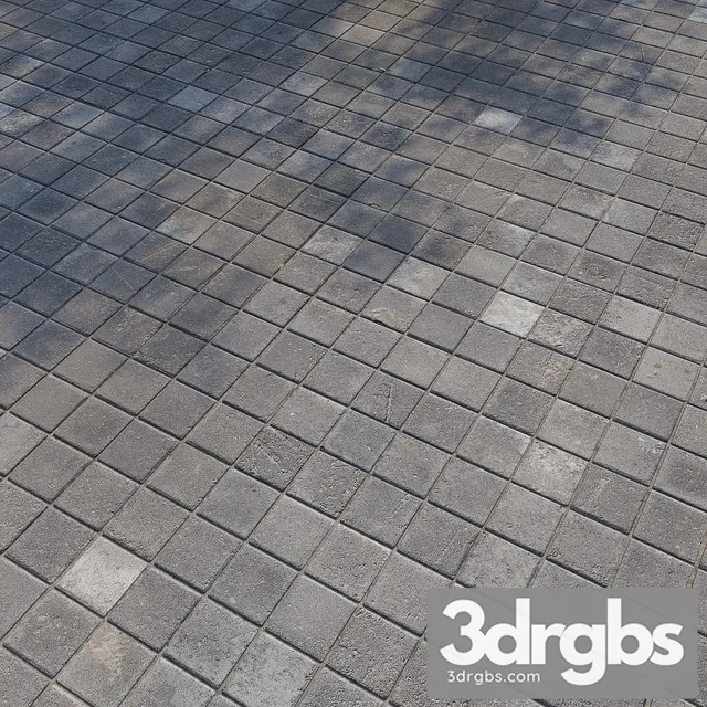 Paving Stones 7 3D Model Free