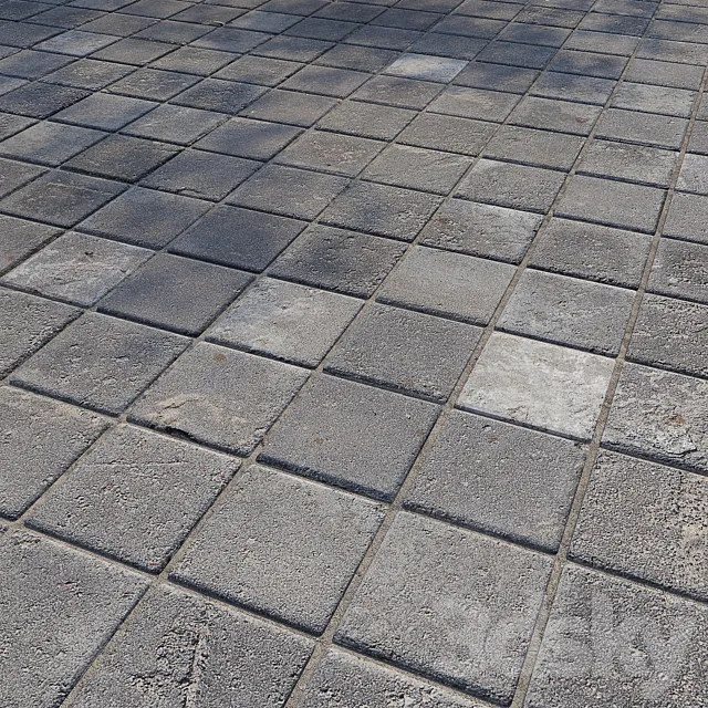 Paving stones 7 3DModel