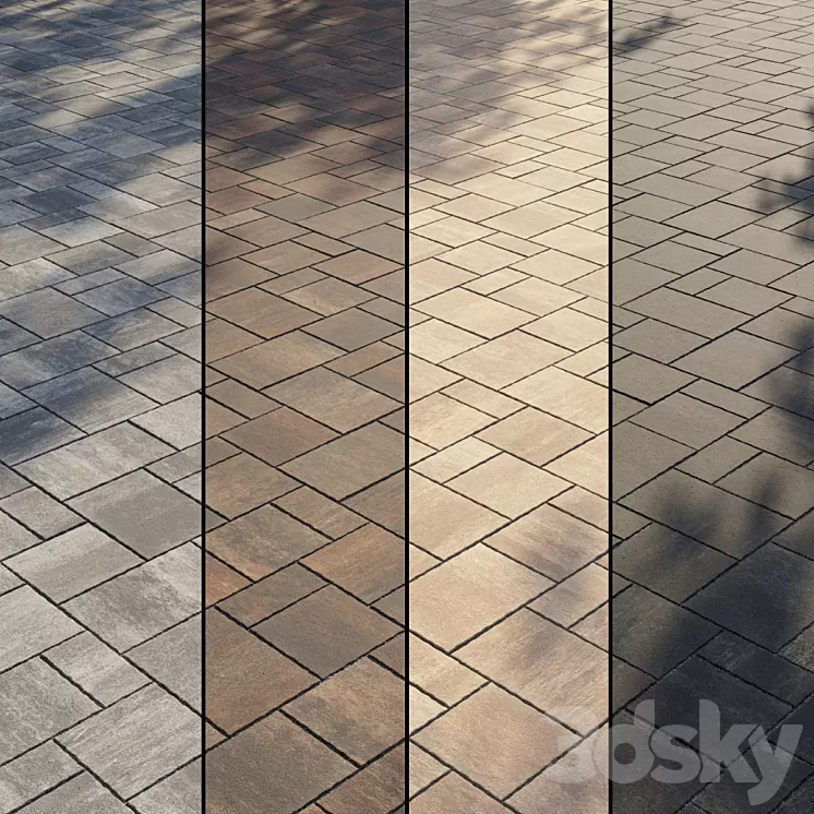Paving Type 2 Set 11 3D Model