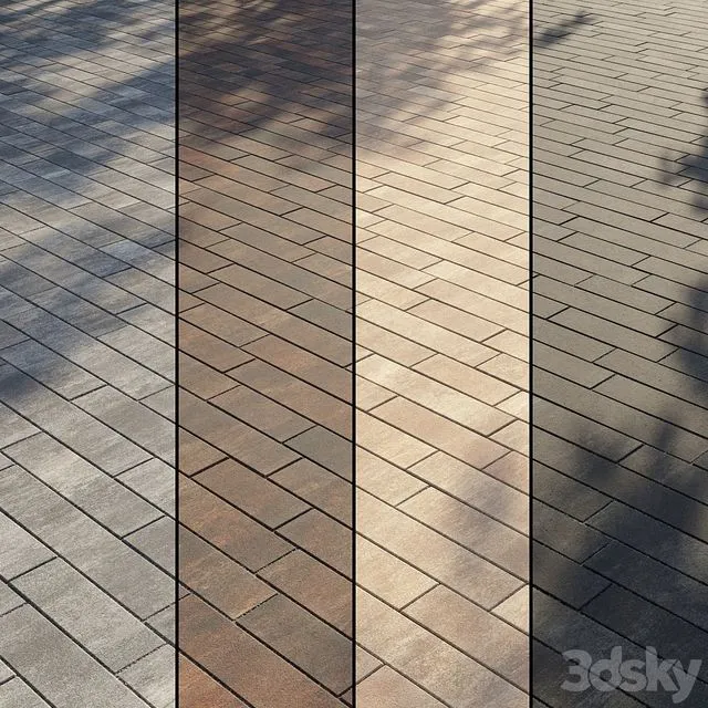 Paving Type 2 Set 8 3D Model