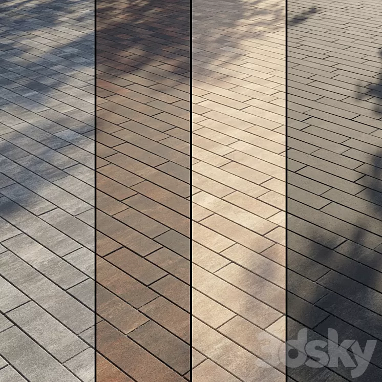 Paving Type 2 Set 8 3D Model