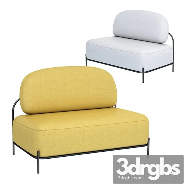 Pawai sofa 2 3D Model Free