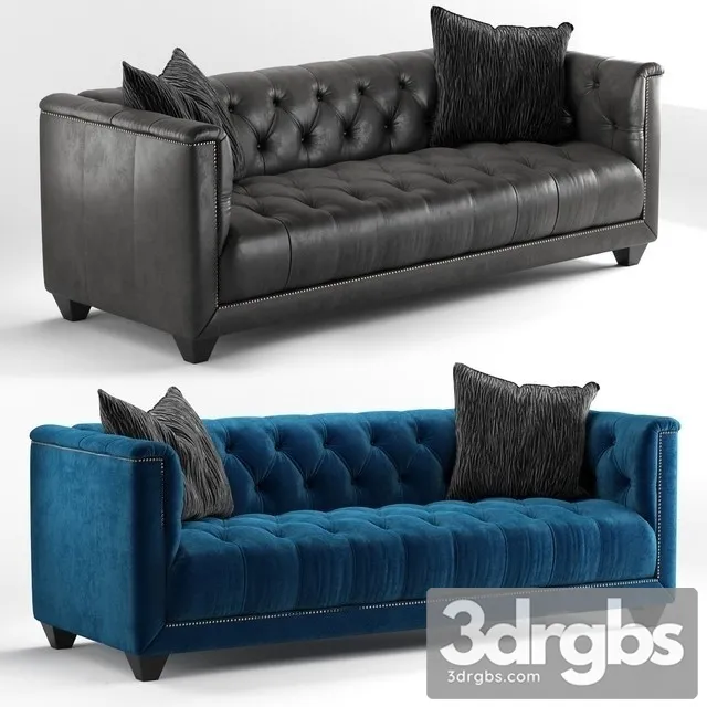 Paxton Sofa 3D Model Free