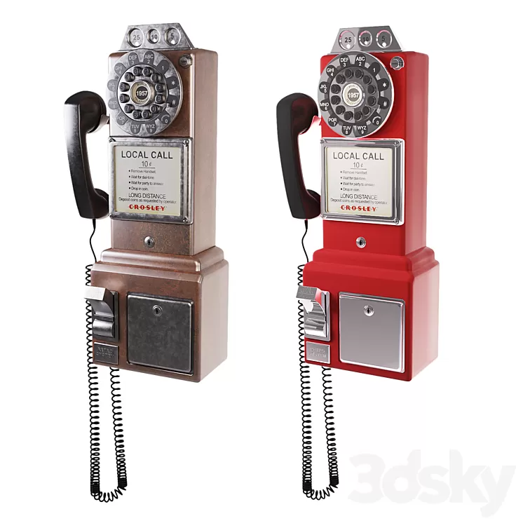 Pay phone 3D Model
