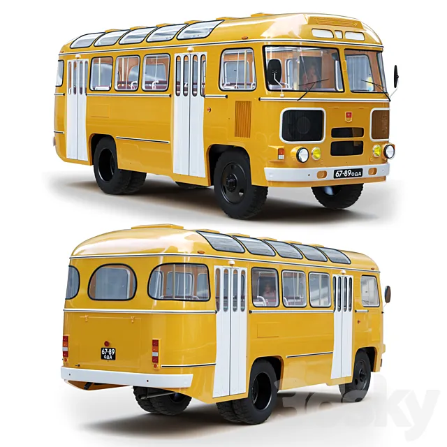 PAZ-672 bus Free Download