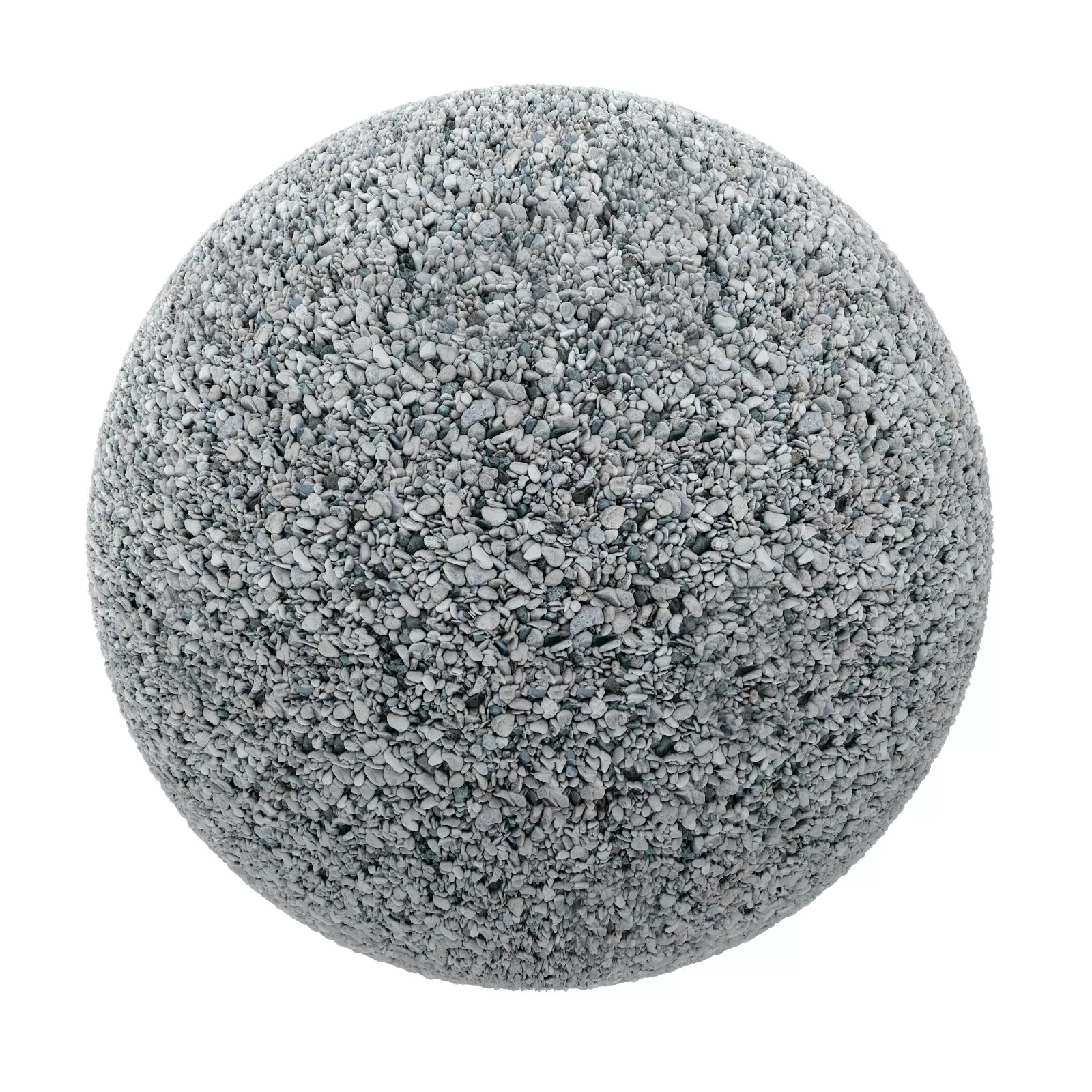 PBR CGAXIS TEXTURES – PAVEMENTS – Gravel Pavement 13