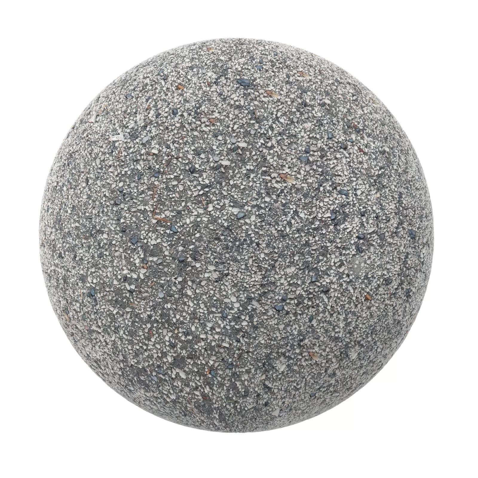 PBR CGAXIS TEXTURES – PAVEMENTS – Gravel Pavement 6