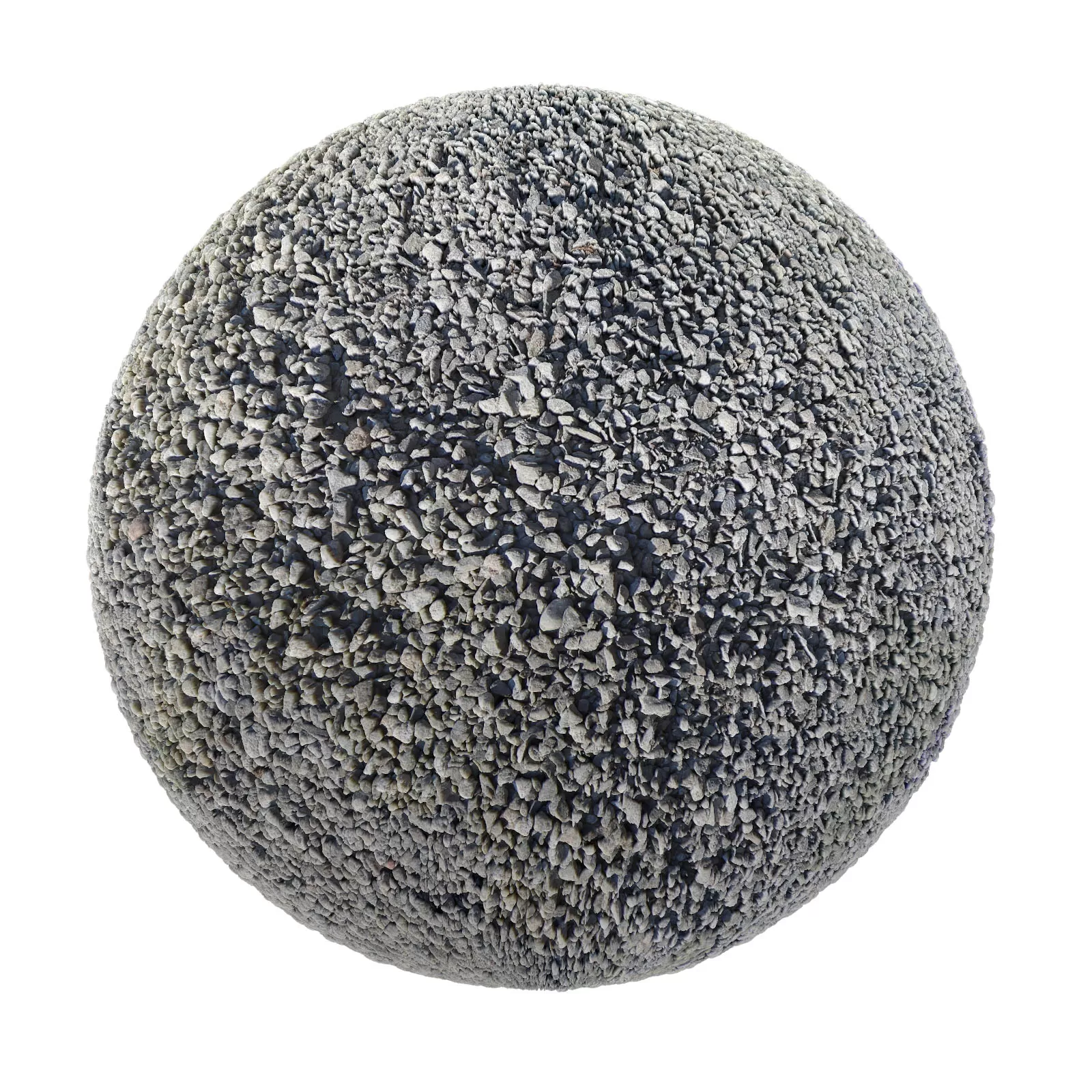 PBR CGAXIS TEXTURES – PAVEMENTS – Gravel Pavement 8
