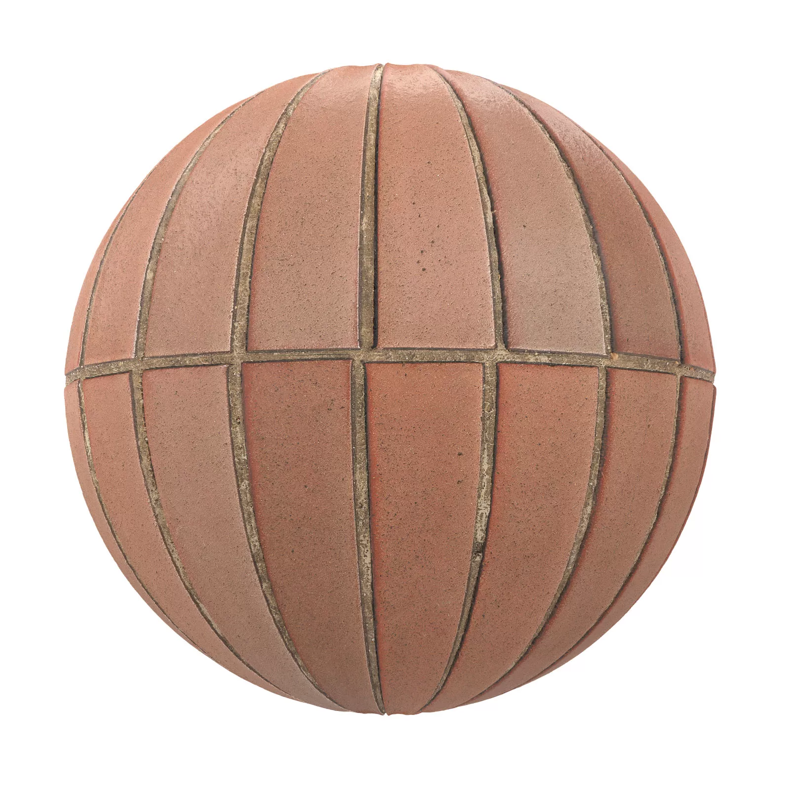 PBR CGAXIS TEXTURES – PAVEMENTS – Red Brick Pavement 6