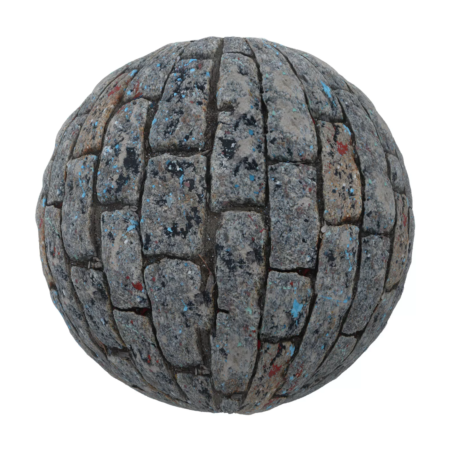 PBR CGAXIS TEXTURES – PAVEMENTS – Stone Brick Pavement 2